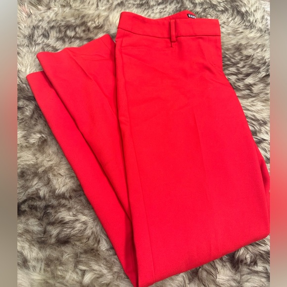 Express- red columnist ankle pants - Picture 2 of 7